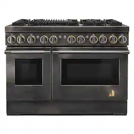 JennAir - 6.3 Cu. Ft. Duel Fuel Range - Smoke