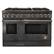 Front. JennAir - 6.3 Cu. Ft. Duel Fuel Range - Smoke.