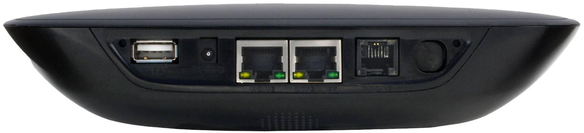 Left. Ooma - Telo Internet Home Phone Service - Black.