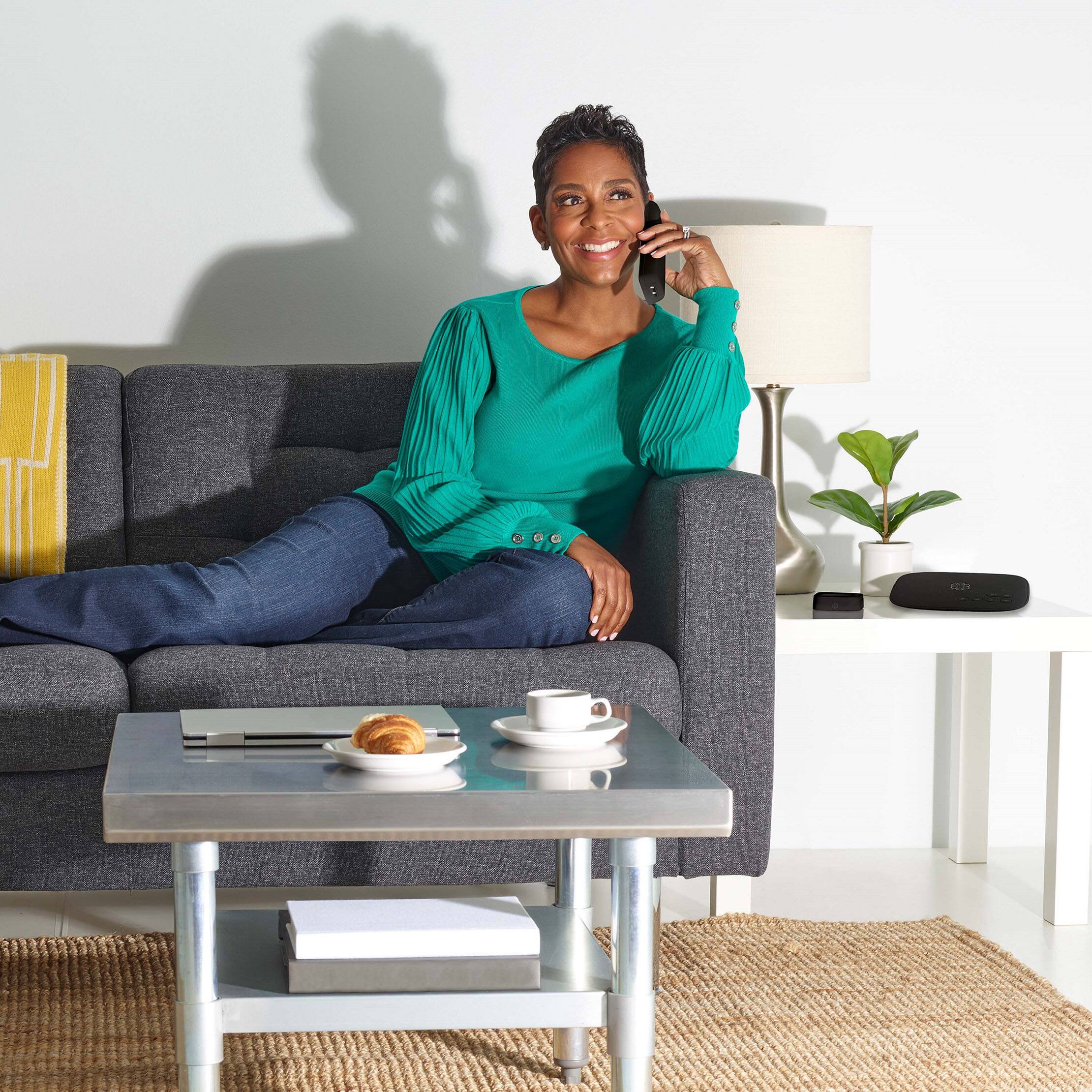 Alt View 11. Ooma - Telo Internet Home Phone Service - Black.