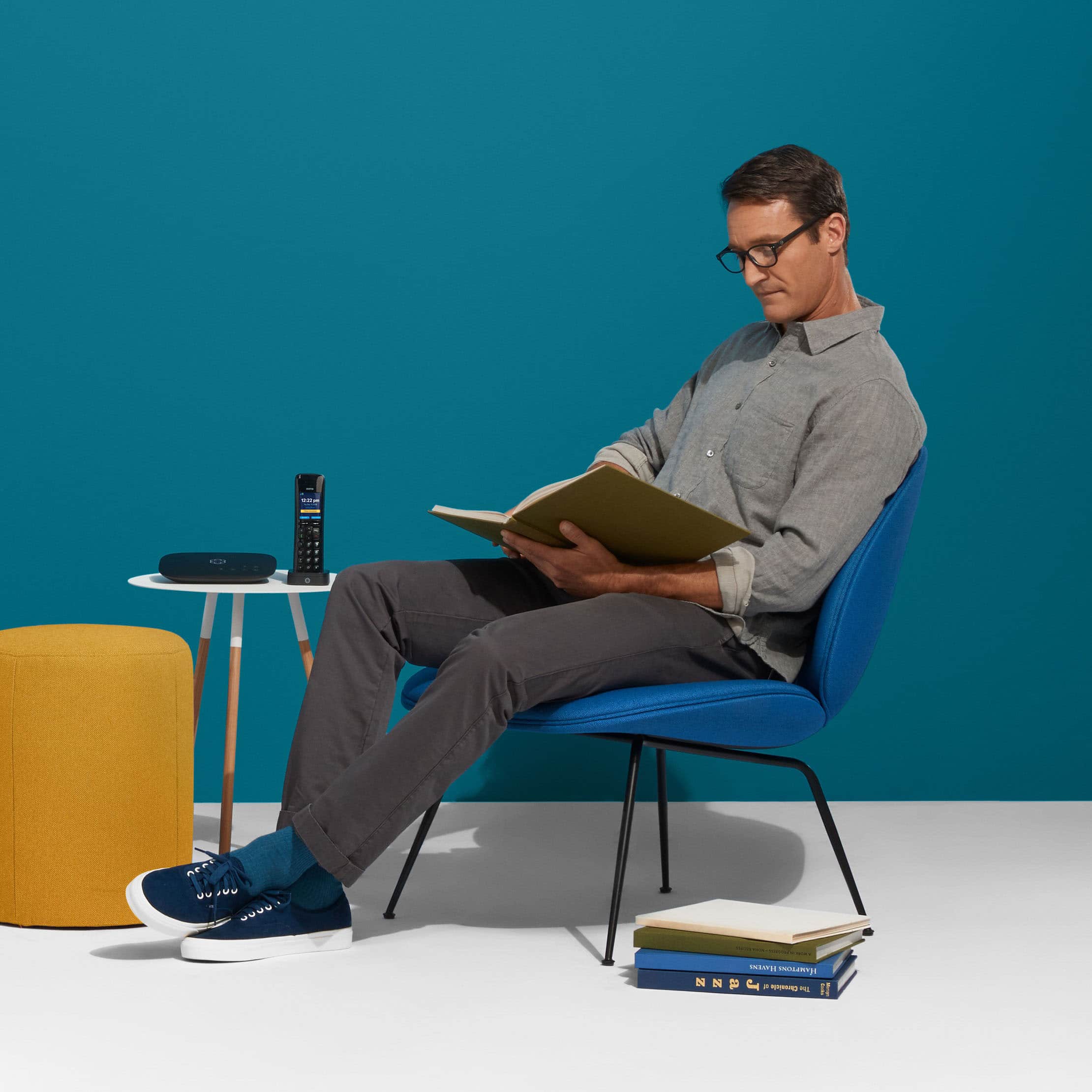 Alt View 12. Ooma - Telo Internet Home Phone Service - Black.