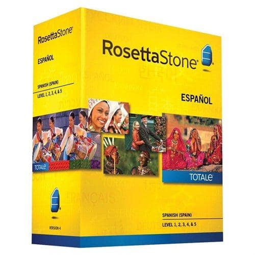 Front. Rosetta Stone - Rosetta Stone Version 4 TOTALe: Spanish (Spain) Level 1 - 5 Set - Multi.