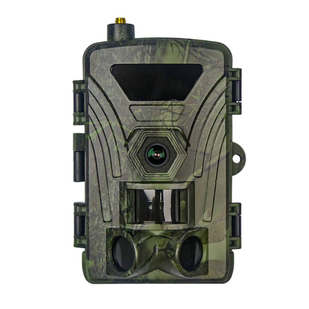 Front. Cluzine - 4G LTE Trail Camera, 4K HD, App Remote Access, IP66 Waterproof for Wildlife Hunting Farm Security.