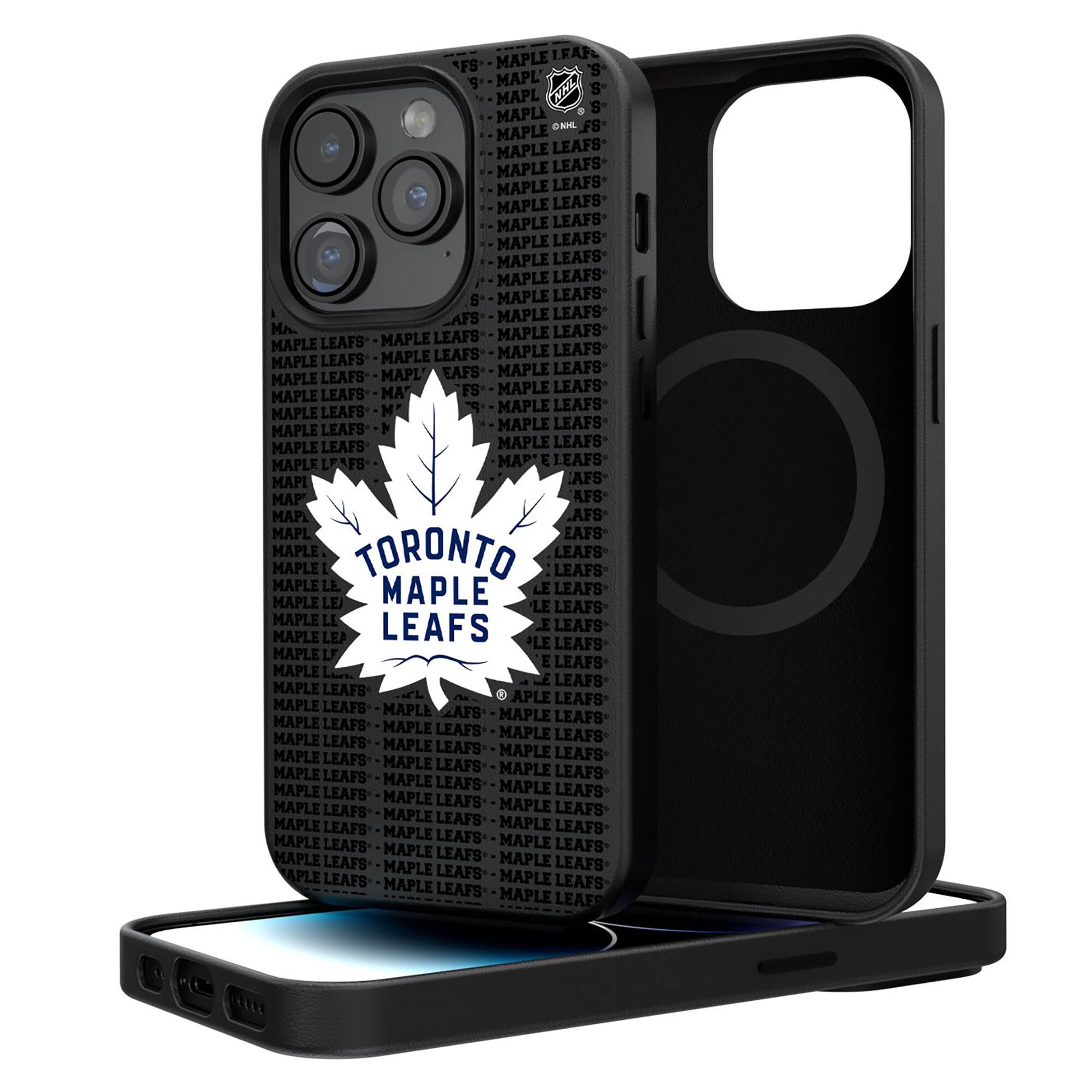Keyscaper - NHL - Toronto Maple Leafs Primary Logo iPhone Magnetic Bump Case - 16 Pro - Black price history on PriceWatchPro
