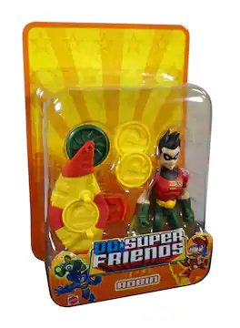 Mattel - DC Super Friends Batman Exclusive 6 inch Robin Action Figure & Accessories - Multi
