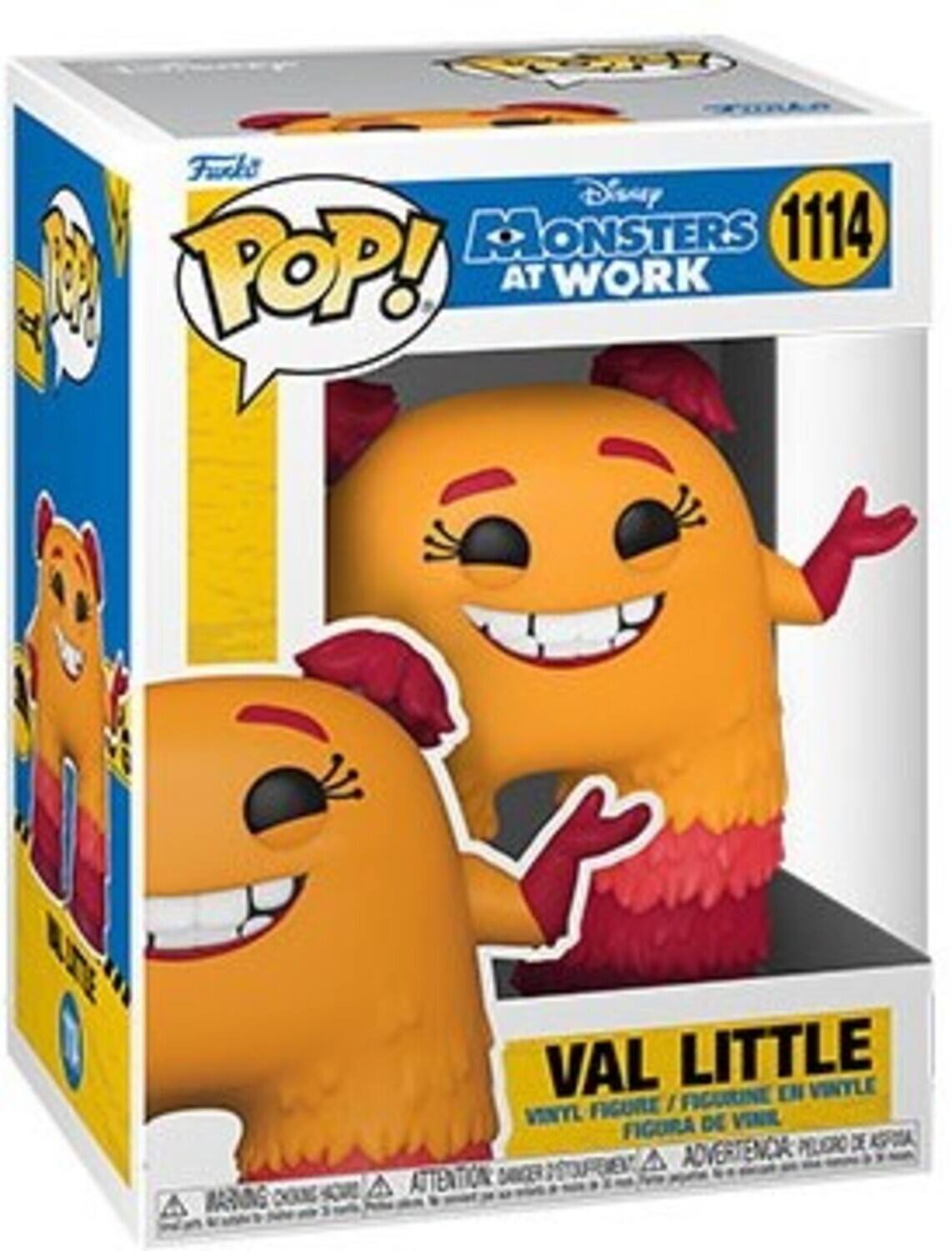 Frrk Disney MONSTERS 1114 POP! AT WORK VAL LITTLE EN VINYLE FIGURE / FIGURINE / FIGURA DE VINIL