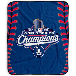 Pegasus - Los Angeles Dodgers 2025 World Series Champions 50" x 60" Pixel Fleece Blanket - Multicolor