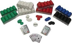 Front Standard. Trademark Global - 1000 Texas Hold 'Em Poker Chips Set.