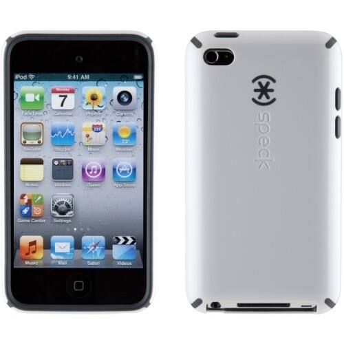 Front Standard. Speck - CandyShell Multimedia Player Skin - MoonSicle White.