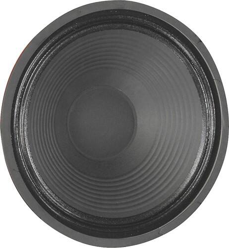 Front Standard. Eminence - Redcoat Series TONKERLITE 125W 12" Paper Cone Speaker.