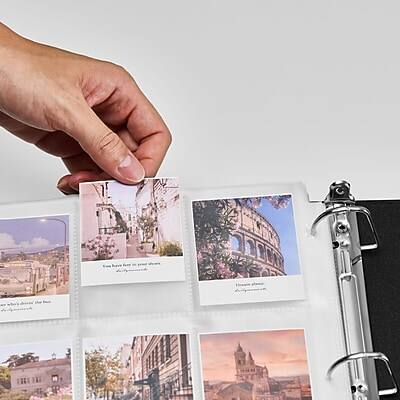 Alt View 2. Staples - Heavy Weight Trading Card Pages, 8.5" x 11", 50/Pack - Clear.