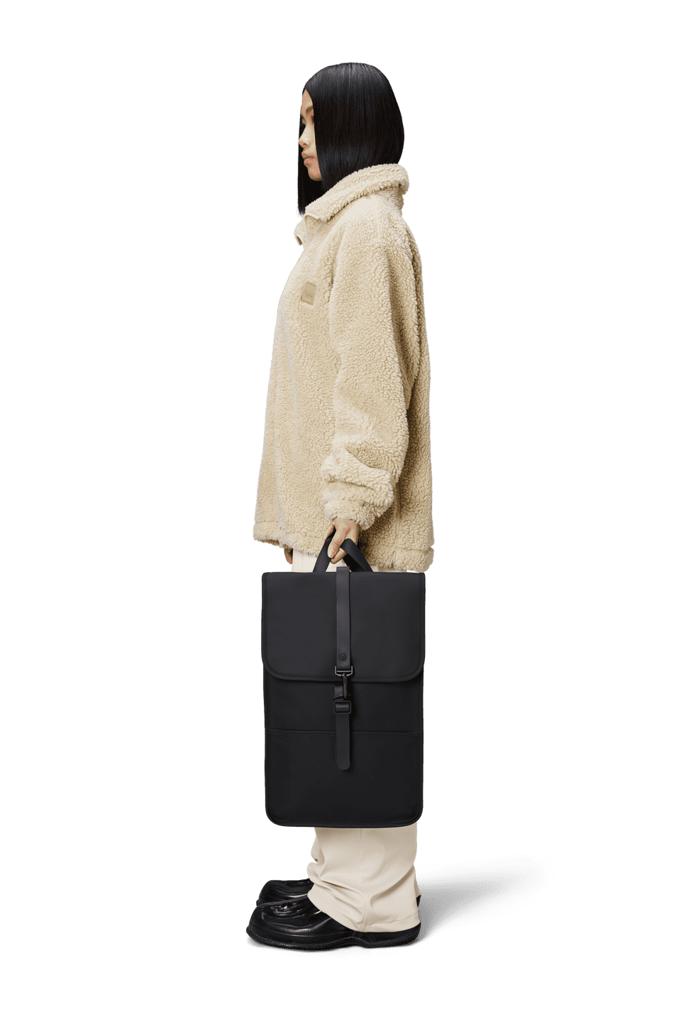Alt View 1. RAINS - Laptop Backpack - Black.