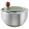 Front. Malletson - 4.8 Qt Salad Spinner with Non-Slip Base, Drain, Stop Button, Fruit and Vegetable Washer and Dryer Spinner.