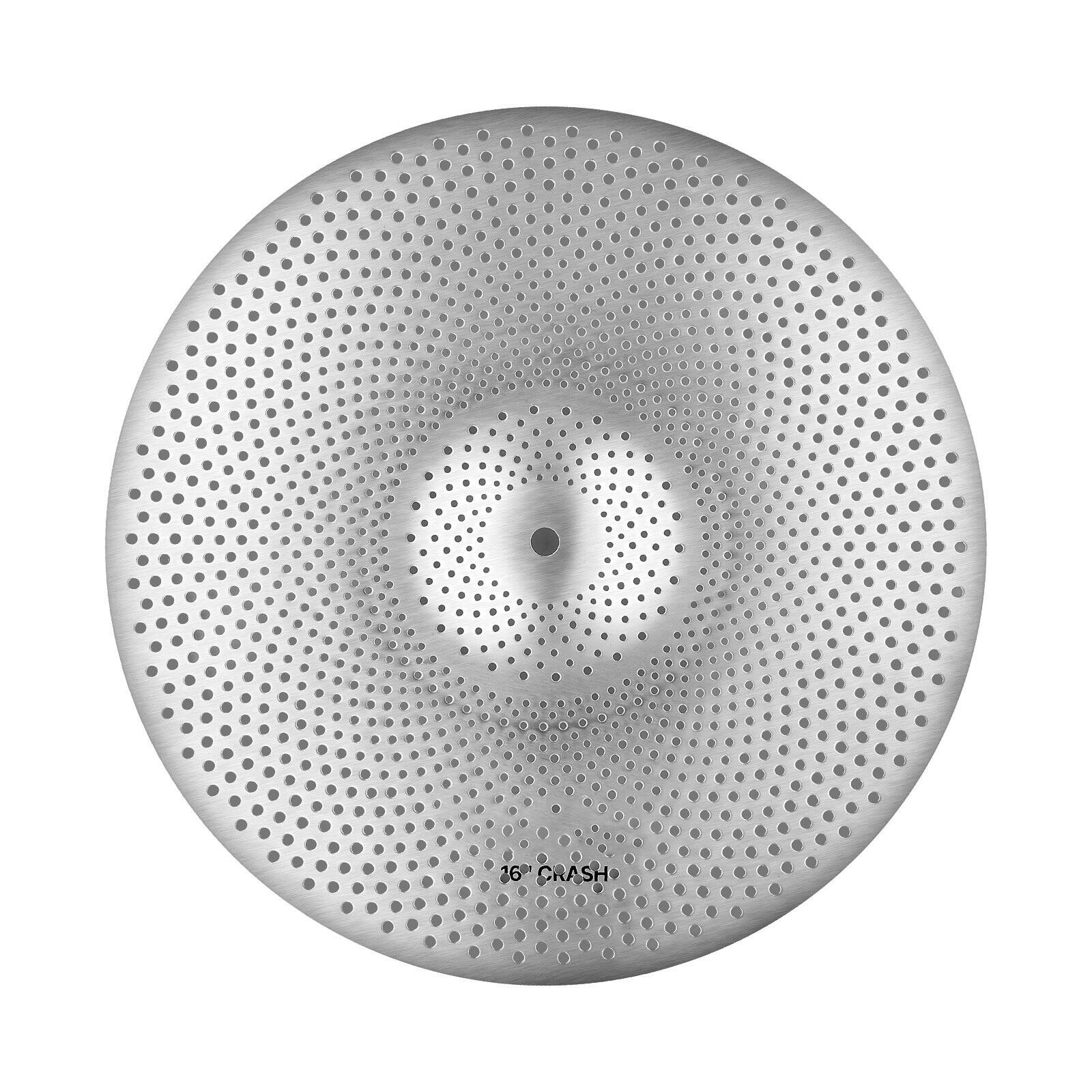 Alt View 9. Glintex - Low Volume Cymbal Pack, 4-Piece Quiet Alloy Cymbals for Drum Set with 14" Hi-Hats, 16" & 18" Crash, 20" Ride - Bright Silver.