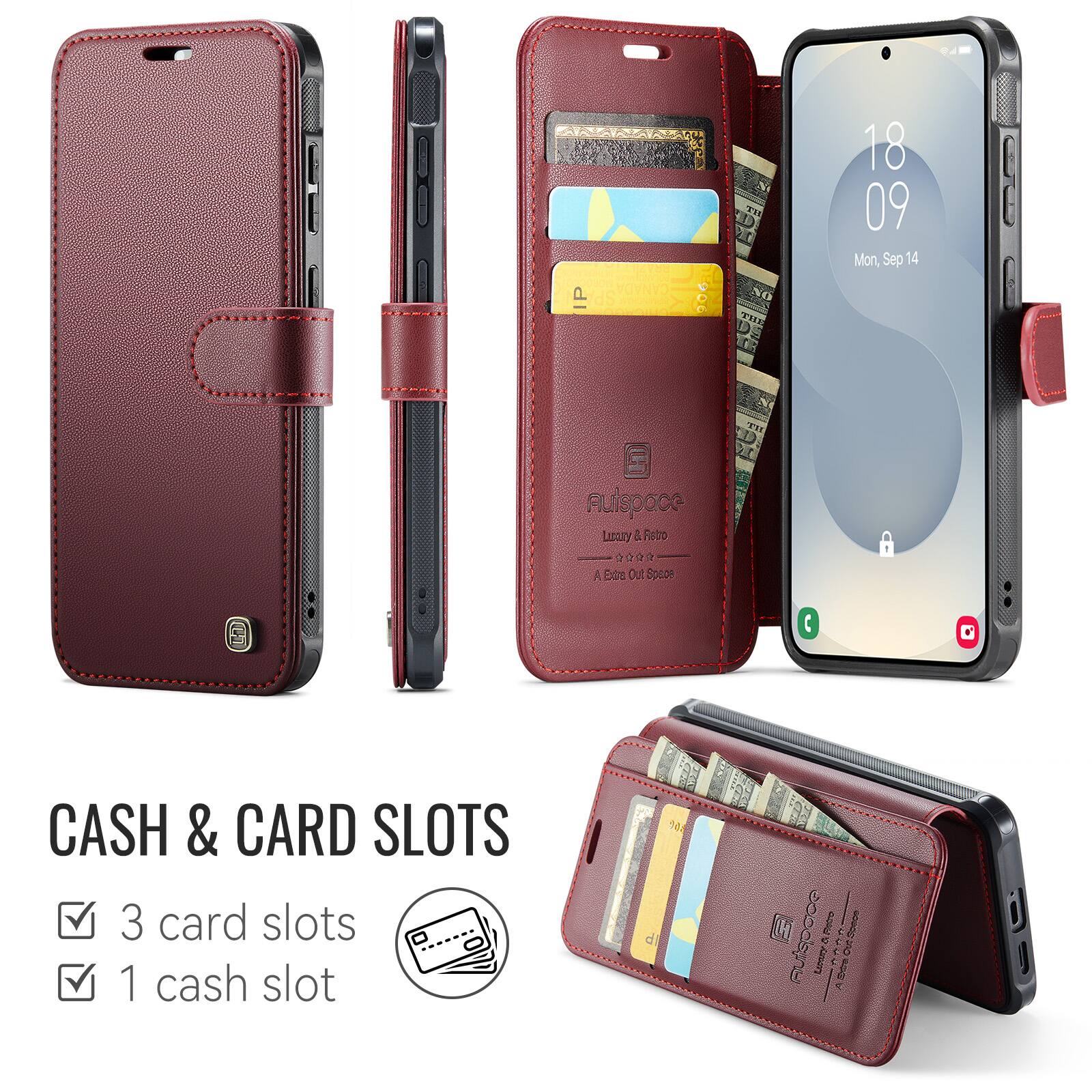 CANADAY  
THE  
18 09 Mon, Sep 14  

Auispace Lucary & Retro  
A Extra Out Space  
1  
G  
0  
CASH & CARD SLOTS 3 card slots 1 cash slot  
%  
Auispace adidas Out Spece Luxury & BOOK