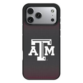 Keyscaper - NCAA - Texas A&M Aggies Linen Logo iPhone Bump Case - 15 - Black