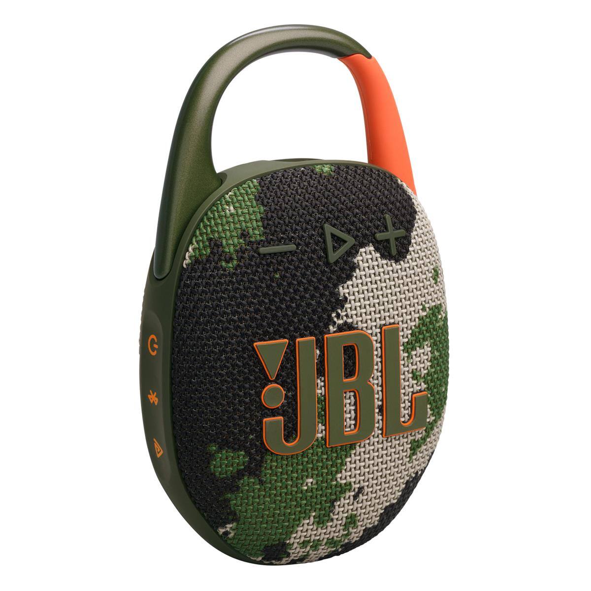 Alt View 9. JBL - JBL Clip 5 Ultra Portable Bluetooth Speaker with gSport Silicone Sleeve - Camo.