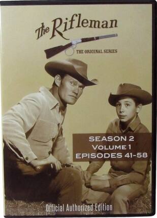 Front. The Rifleman: Season 2 Volume 1 (Episodes 41 - 58) - DVD.