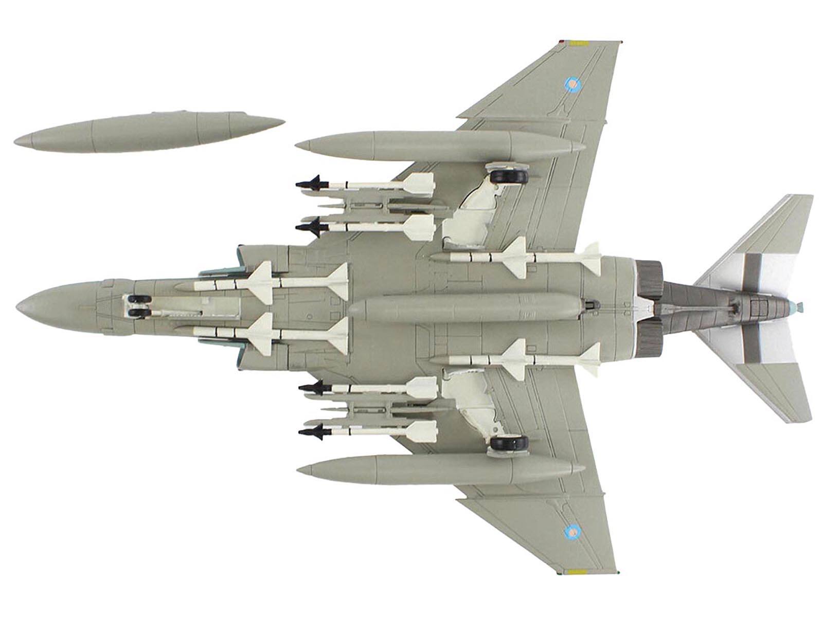 Back. Hobby Master - McDonnell Douglas F-4J(UK) Phantom II ZE359 AF Wattisham England British Royal Air Force Air Power Series 1/72 - Blue.