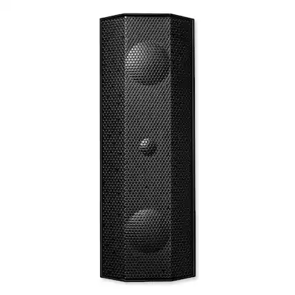 Front. Lithe Audio - IO1 Indoor & Outdoor Wi-Fi Speaker (Single) - Black.