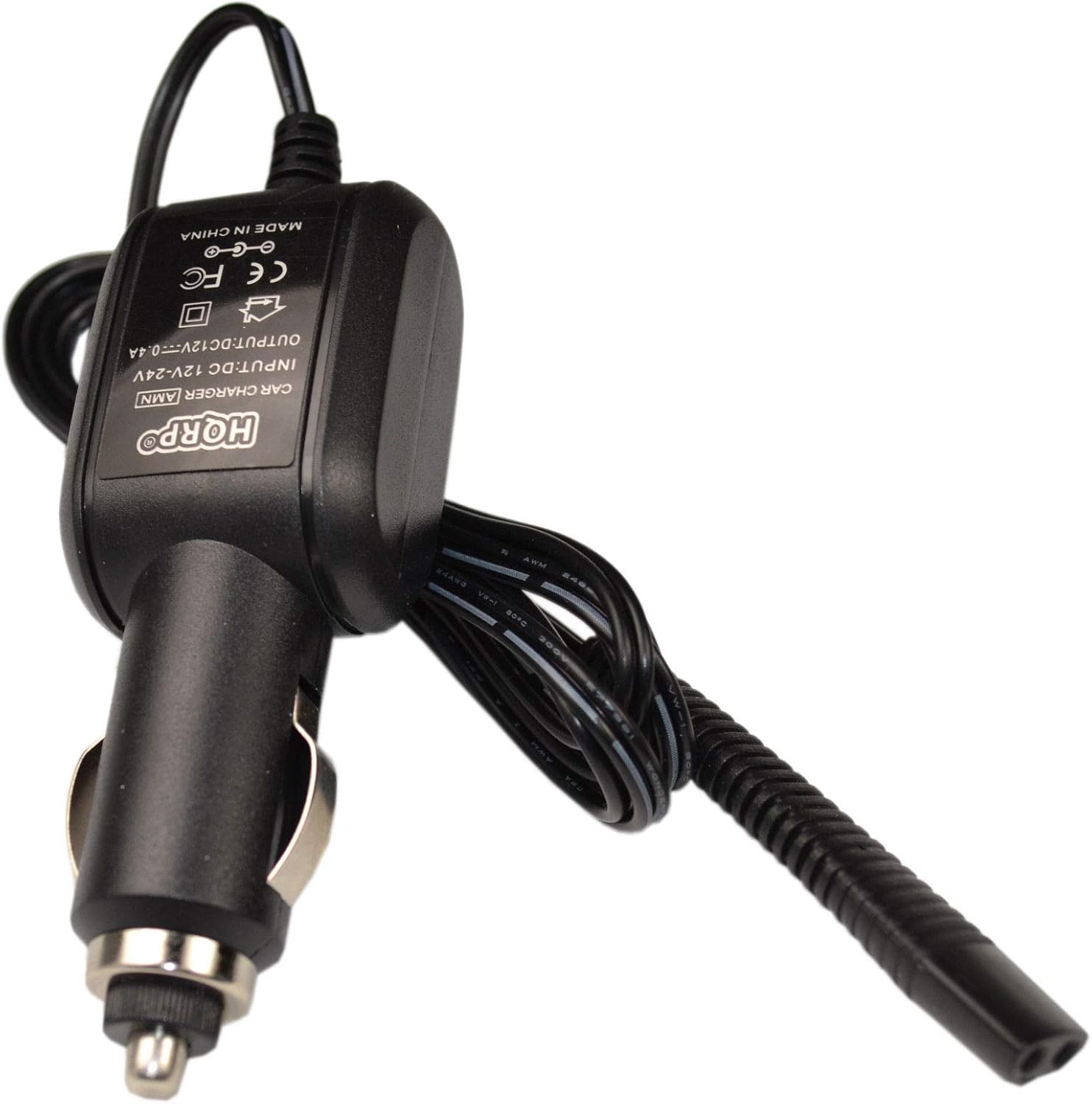 MADE IN CHINA

CE

OUTPUT: DC12V

INPUT: DC12V-24V

CAR CHARGER

HOPPO
