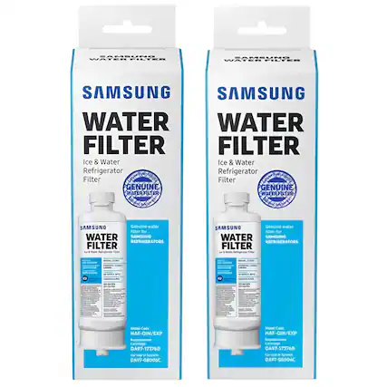 SAMSUNG WATER FILTER
Ice & Water Refrigerator Filter
Genuine water filter for SAMSUNG Refrigerators
Model Codes:
HAF-QIN/EXP
Replacement: DA97-17376B
For Use in System: DA97-08006C
SAMSUNG WATER FILTER
Ice & Water Refrigerator Filter
Genuine water filter for SAMSUNG Refrigerators
Model Codes:
HAF-QIN/EXP
Replacement: DA97-17376B
For Use in System: DA97-08006C