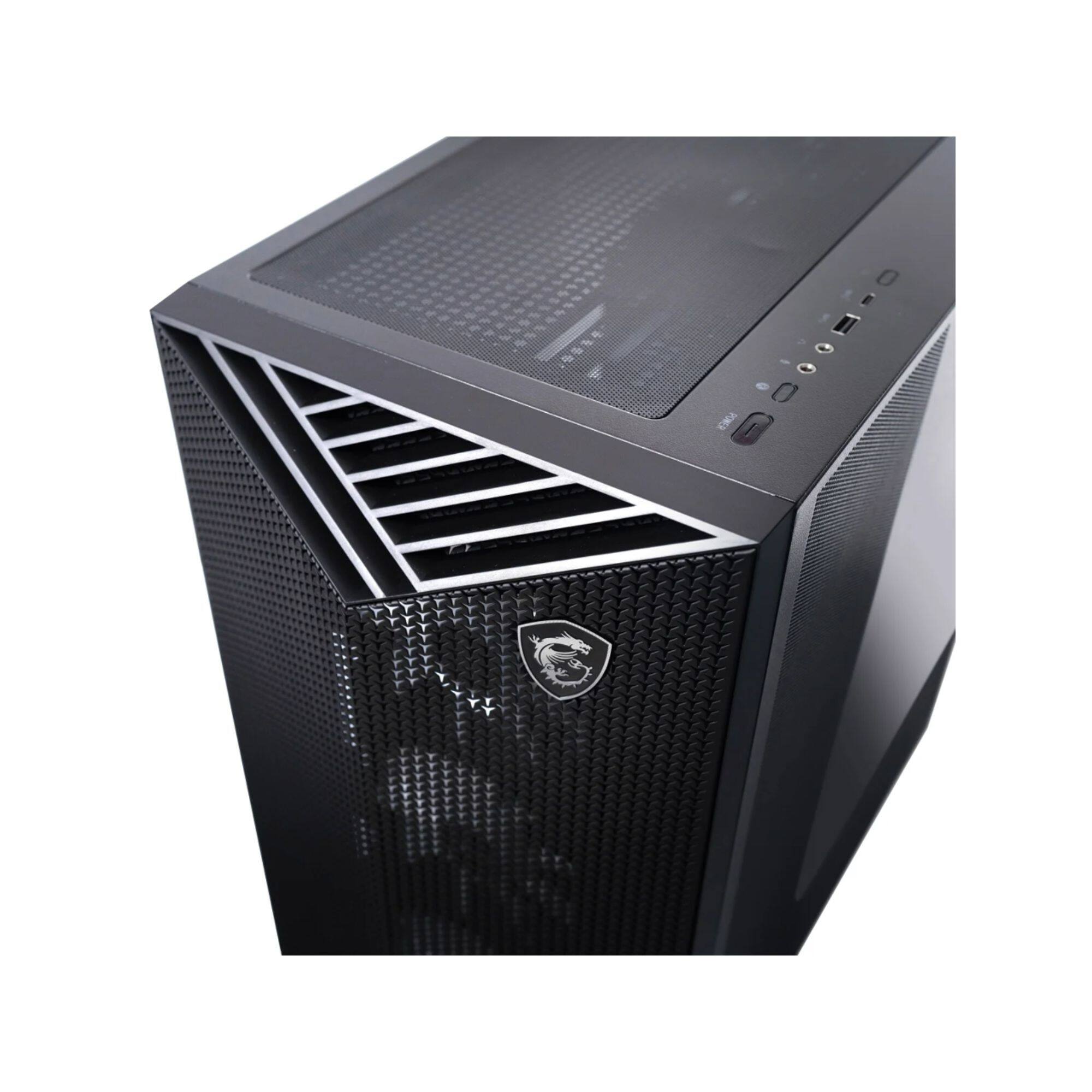 Alt View 2. MSI - Aegis ZS2 AMD Ryzen 9 7900X 4.7 GHz 32GB 2TB SSD NVIDIA GeForce RTX 4080 SUPER Windows 11 Home Gaming Desktop - Black.