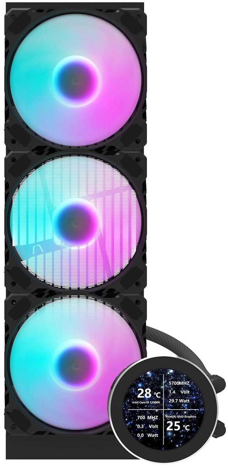 5700MHz  
28°C  
1.4 Volt  
29.7 Watt  
Intel Core i7 13900K  
700 MHz  
0.3 Volt  
0.0 Watt  
Intel(R) UHD Graphics  
25°C
