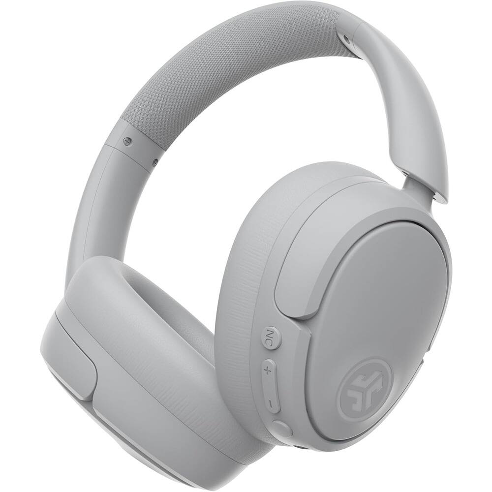 Front. Schertz - ANC Wireless Over-Ear Headphones, Hybrid Noise Cancelling, Custom Sound, Cloud White.