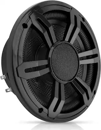 Front. Pyle - Pyle PLSMRW64BK 6.5'' 150 Watt Peak Marine 4 Ohm Slim Waterproof Subwoofer.