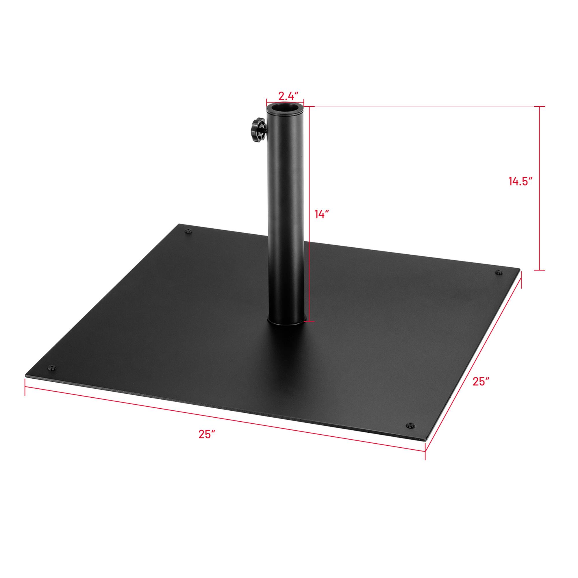 2.4" W 14.5" 14" 25" 25"