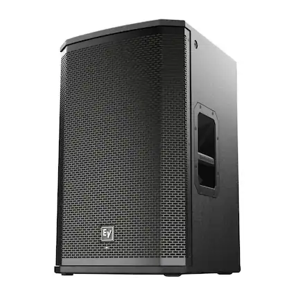 Front. Electro-Voice - Electro-Voice ETX-12P 12-Inch 2000W 2-Way Portable Powered Loudspeaker (Black).