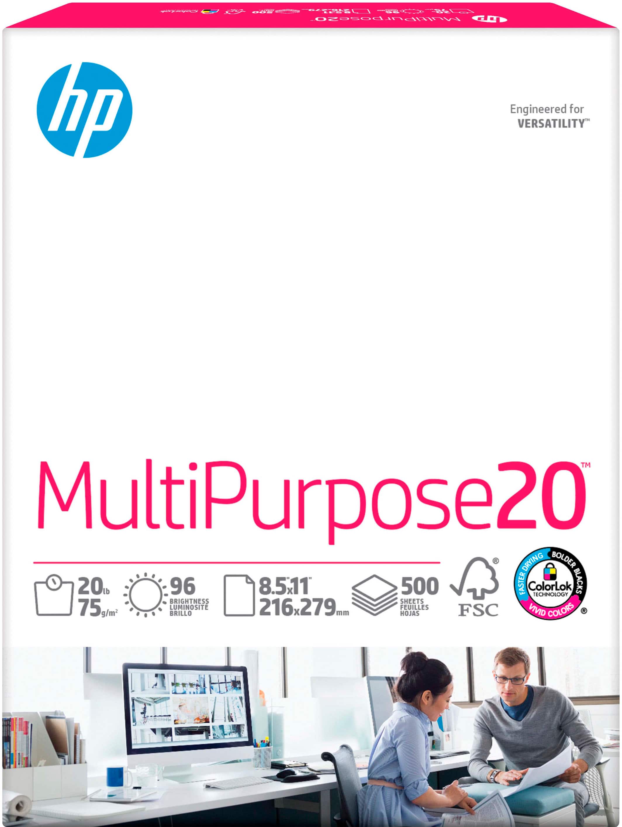 Alt View 13. HP - Everyday Copy & Multipurpose Paper - White.