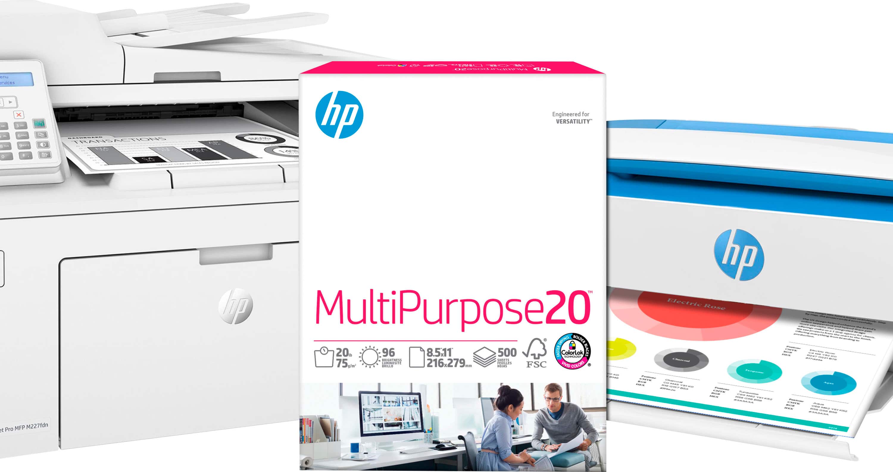 Alt View 14. HP - Everyday Copy & Multipurpose Paper - White.