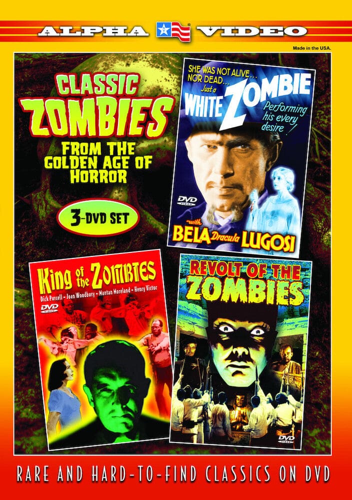 Classic Zombies from the Golden Age of Horror - DVD