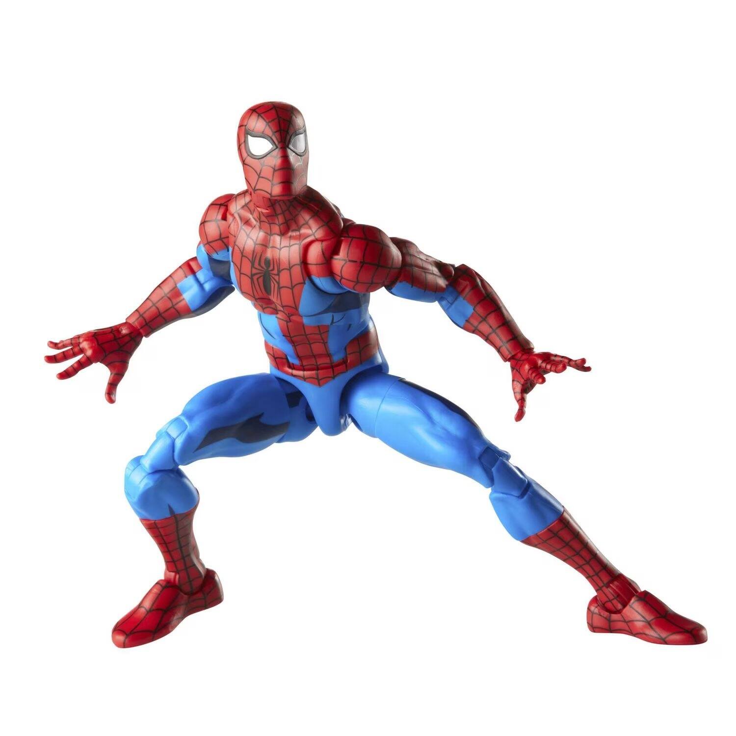 Back. Marvel - Spider-Man: Marvel Legends Series Cel Shaded Action Figure with 6 Accessories (6") - Multicolor.