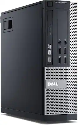Dell - Refurbished Excellent - Optiplex 9020 SFF Desktop PC, Intel Core i7-4770 Up to 3.9GHz, 4K Support, 32GB RAM, 1TB SSD, Windows 11 Pro - Black