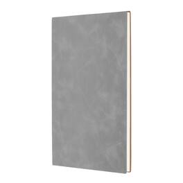 Unique Bargains - Lined Journal Notebook 8.3x5.7", A5 60 Pages 80GSM Soft PU Leather Daily Journal for Women Men Office - Gray