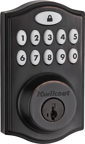 Kwikset - Smartcode 914 Touchpad Deadbolt with ZigBee-Front_Standard