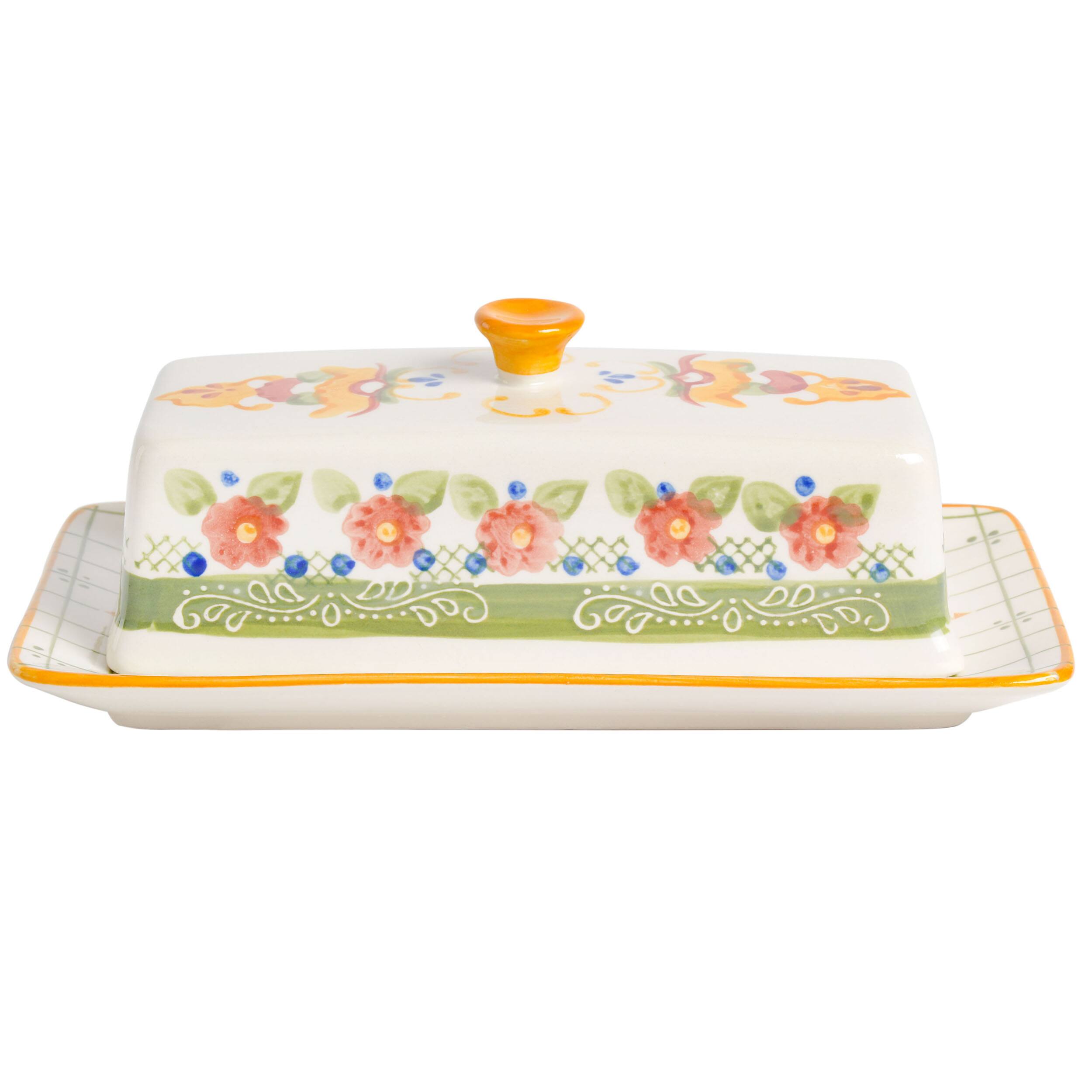 Alt View 4. Laurie Gates - Laurie Gates Tierra 4 Piece Hand Painted Ceramic Tableware Accessory Set - White.