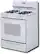 Front Detail. GE - Spectra 30" Freestanding XL44 Gas Range - White on white.