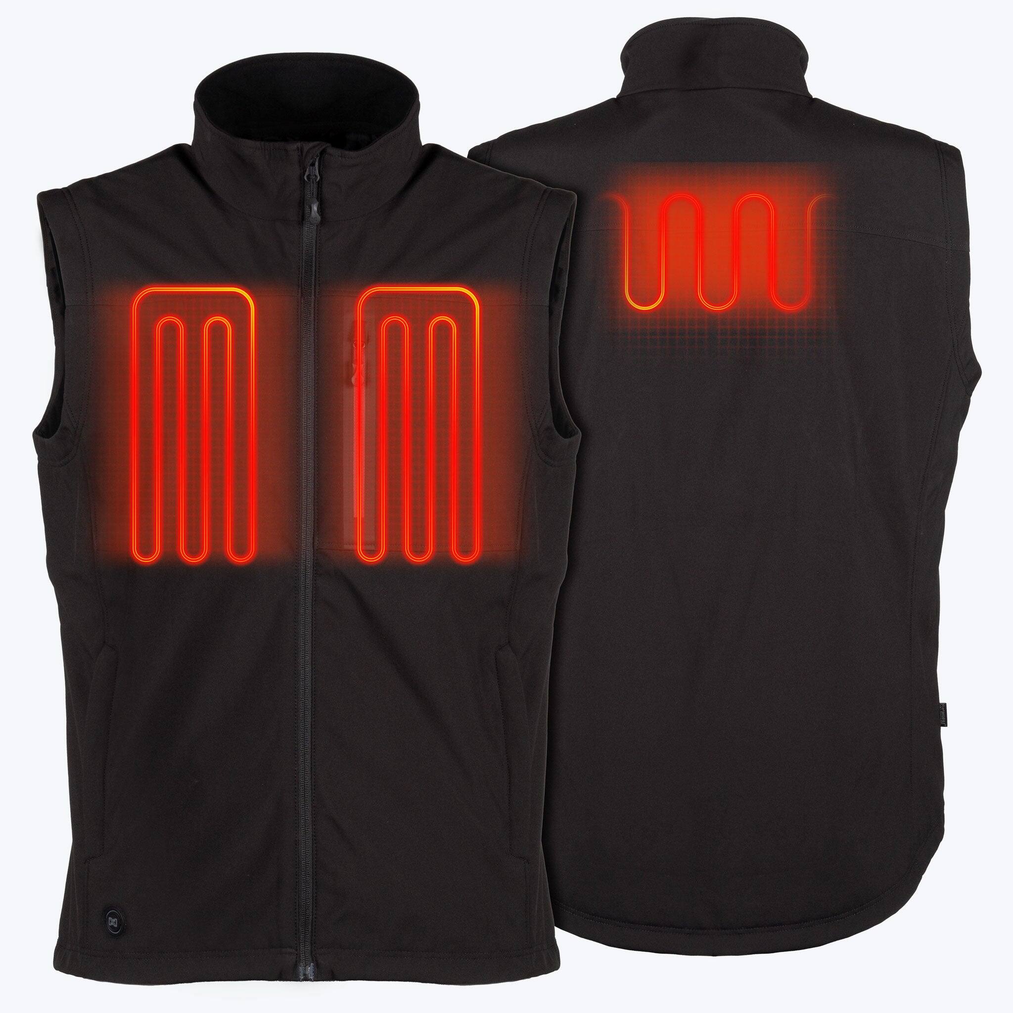 Alt View 1. Mobile Warming - Men's Alpine 3.0 Heated Vest - Black.