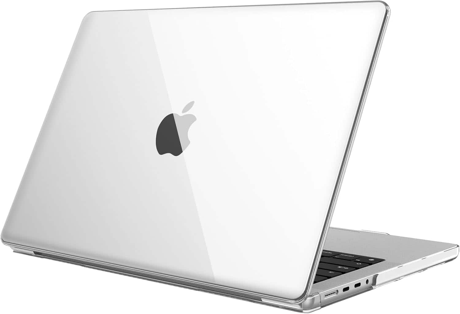 Fintie - Hard Shell Case for MacBook Pro 14 Inch (2021-2026 Release) with M5 M4 M3 M2 M1 Chip, Lightweight Slim Fit Snap-On Cover - Crystal Clear