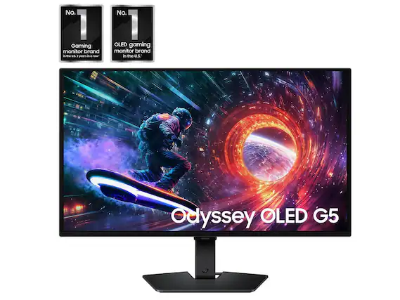 No. 1 Gaming monitor brand in the U.S. 3 years in a row.
No. 1 OLED gaming monitor brand in the U.S.
Odyssey OLED G5