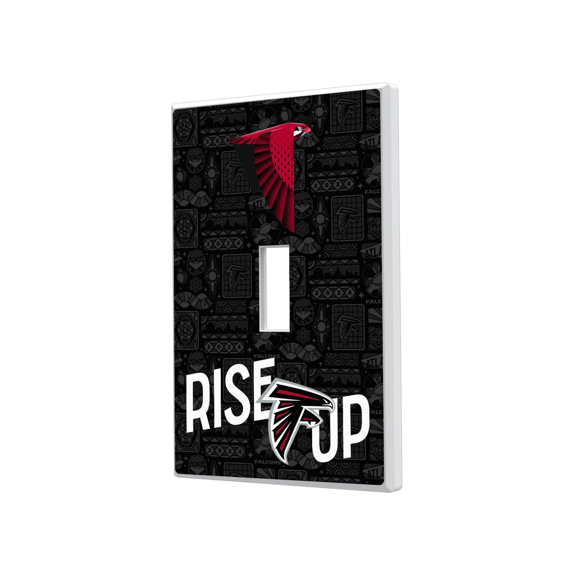 Keyscaper - Atlanta Falcons 2024 Illustrated Limited Edition Single Toggle Light Switch Plate - White price history on PriceWatchPro