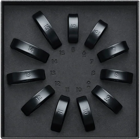 Samsung - Galaxy Ring Sizing Kit - Black - (2025)