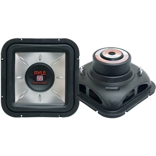 Front Standard. Pyle - 12" Woofer - Pack of 1 - Silver.