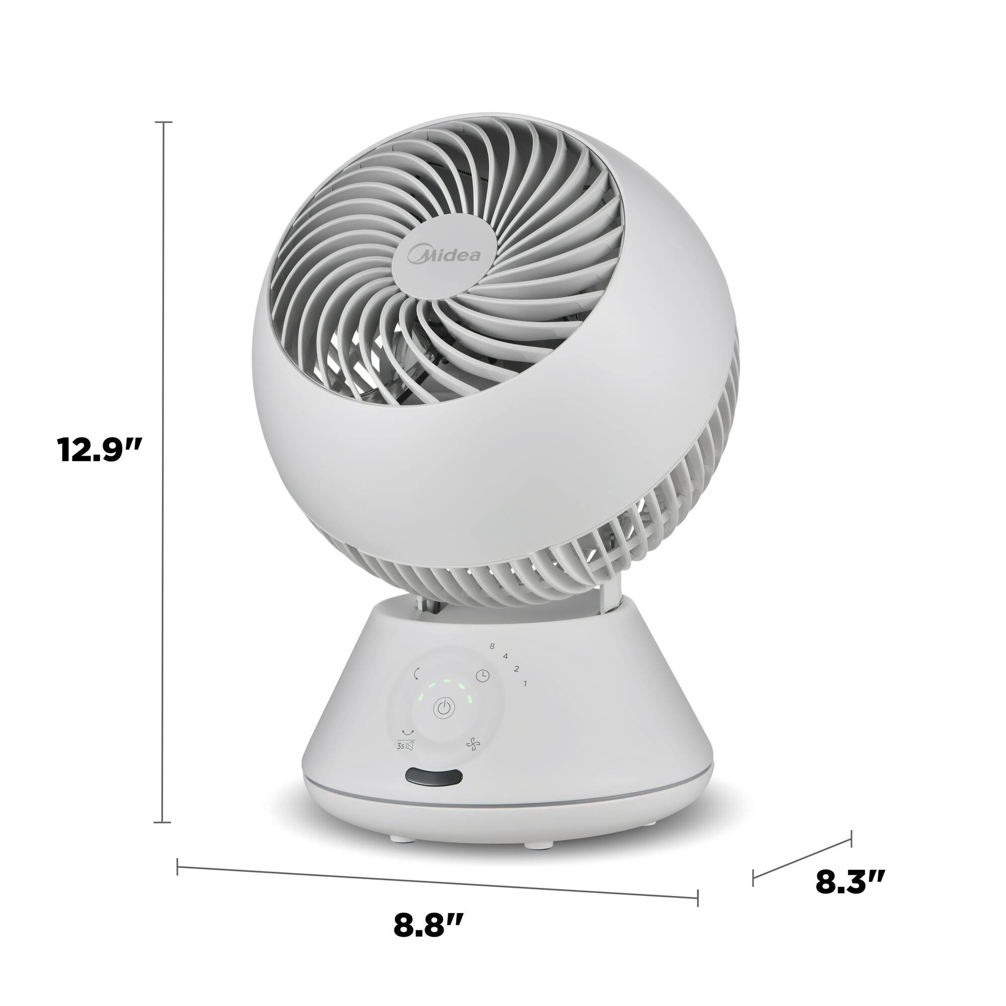 Midea  
12.9"  
8.8"  
8.3"