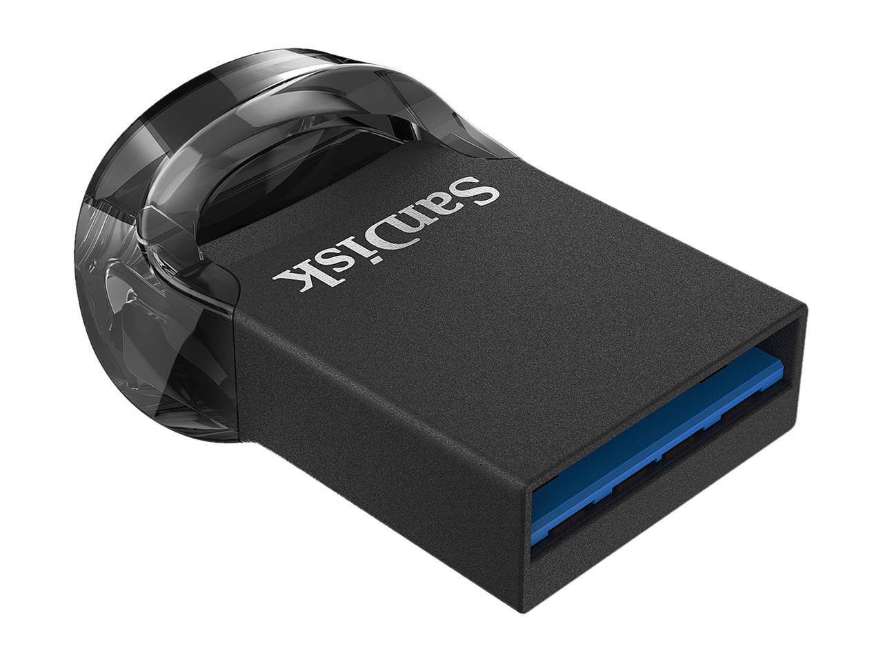 Alt View 2. SanDisk - Sandisk 128GB Ultra Fit USB 3.1 Flash Drive, Speed Up to 130MB/s (SDCZ430-128G-G46) - G46.