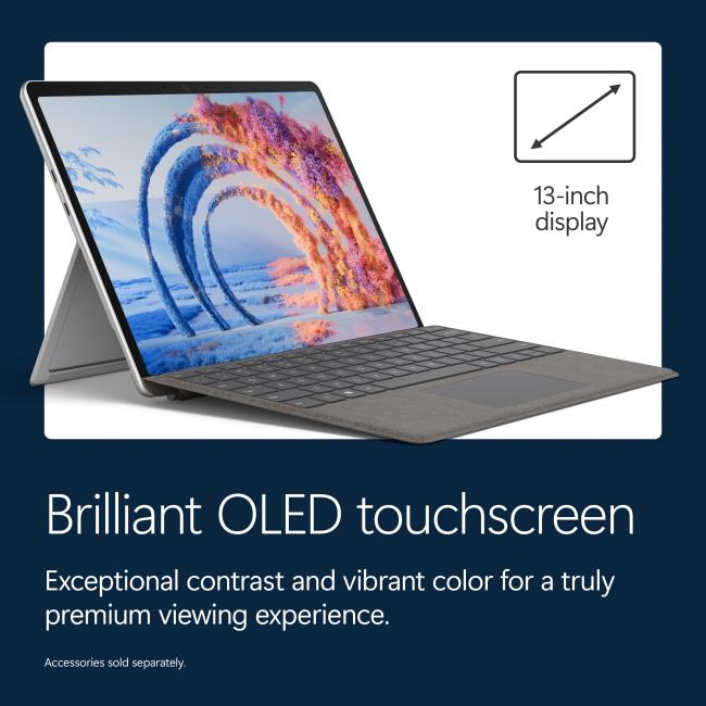 13-inch display  
Brilliant OLED touchscreen  
Exceptional contrast and vibrant color for a truly premium viewing experience.  
Accessories sold separately.